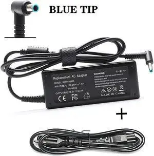 65W AC Adapter Laptop Charger Compatible for HP Chromebook 14 11 G3 G4 X360 Series Notebook PC Model 11-v025wm 11-v020wm 11-v010wm 11-v011dx 11-ae027nr 14-ak013dx 14-x013dx 14-q010dx Power Supply Cord
