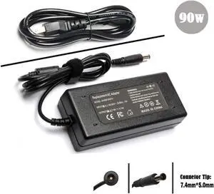 90W Power Supply Cord Charger Adapter for HP Pavilion Dv4 Dv6 Dv7 G50 G60 G60T G61 G62 G72 2000;Elitebook 8460p 8440p 2540p 8470p 2560p 6930p 2570p 8540p ;for Hp Presario 2210B 2510P CQ40 CQ45 Cq50