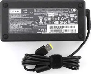 Laptop Charger 170W watt Slim Square tip AC Power Adapter for Lenovo ThinkPad Legion Y700 Y7000 E700 E600 R720 Y900 Y920,W550,W541,W540,W530,T550,T520,Y530,Y70-70,P50,P51