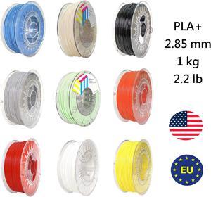 EOLAS PRINTS PLA+ 3D Printer Filament 2.85mm 2.2 lb 1 kg Spool, White