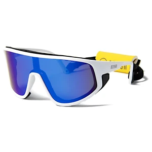 OCEAN Sunglasses KILLY WATER White frame with blue lens OCEAN Sunglasses KILLY WATER White frame with blue lens