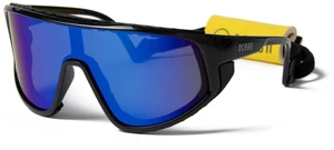 OCEAN Sunglasses KILLY WATER White frame with blue lens Black Shiny - Blue OCEAN Sunglasses KILLY WATER White frame with blue lens Black Shiny - Blue