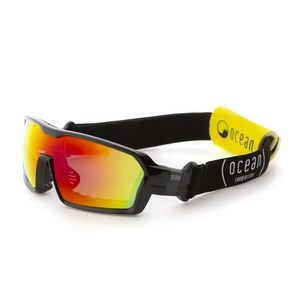 OCEAN Sunglasses CHAMELEON Black Shiny - Red OCEAN Sunglasses CHAMELEON Black Shiny - Red