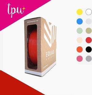 EOLAS PRINTS TPU+ 3D Printer Filament 1.75mm 0.25 kg Spool, Red