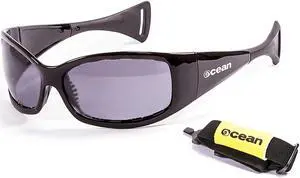 OCEAN Sunglasses MENTAWAY Polarized matte black with smoke lens OCEAN Sunglasses MENTAWAY Polarized matte black with smoke lens