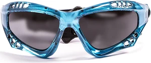 OCEAN Sunglasses AUSTRALIA Polarized blue transparent with smoke lens OCEAN Sunglasses AUSTRALIA Polarized blue transparent with smoke lens