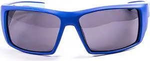 Sunglasses OCEAN ARUBA Women Men Unisex Water Sports Surf Polarized Full Frame Wrap & Rectangle (Matte Blue / Smoke)