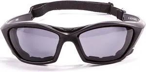 OCEAN Sunglasses LAKE GARDA Polarized matte black with smoke lens