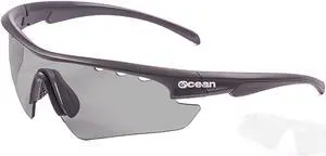 OCEAN Sunglasses IRONMAN matte black with smoke lens