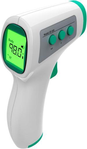 Infrared Forehead Thermometer, Model GP-300, Color-Changing Non-Contact