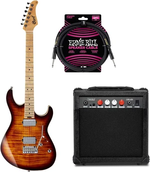 Cort G290 Fat - Antique Violin Burst, LyxPro Electric Guitar Amp, ErnieBall Cable Bundle Cort G290 Fat - Antique Violin Burst, LyxPro Electric Guitar Amp, ErnieBall Cable Bundle