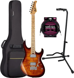 Cort G290 Fat - Antique Violin Burst, CAHAYA Electric Guitar Bag, Gator GFW-GTR-1000, ErnieBall Cable Bundle Cort G290 Fat - Antique Violin Burst, CAHAYA Electric Guitar Bag, Gator GFW-GTR-1000, ErnieBall Cable Bundle