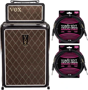 VOX Mini SuperBeetle 25 Stacked Combo Amplifier, (2) ErnieBall Cable Bundle VOX Mini SuperBeetle 25 Stacked Combo Amplifier, (2) ErnieBall Cable Bundle