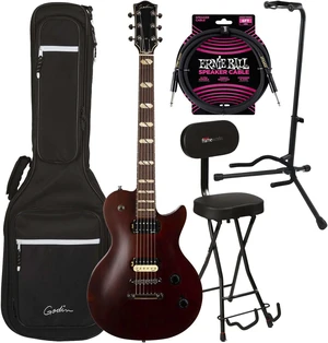 Godin (050482) Summit Classic HT - Havana Brown, Gator GFW-GTR-1000 Stand, Gator GFW-GTR-SEAT, ErnieBall Cable Bundle Godin (050482) Summit Classic HT - Havana Brown, Gator GFW-GTR-1000 Stand, Gator GFW-GTR-SEAT, ErnieBall Cable Bundle