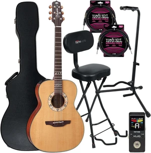 Takamine KC70 Kenny Chesney NEX - Natural, Gator GFW-GTR-SEAT and GFW-GTR-1000, KLIQ TinyTune, (2) ErnieBall Cables Bundle Takamine KC70 Kenny Chesney NEX - Natural, Gator GFW-GTR-SEAT and GFW-GTR-1000, KLIQ TinyTune, (2) ErnieBall Cables Bundle