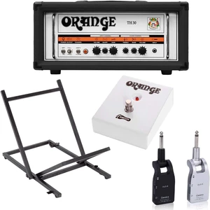 Orange TH30H 30-watt 2-channel Tube Head (Black), Getaria 2.4GHZ Wireless Guitar Kit, Orange FS 1, On-Stage RS4000 Bundle Orange TH30H 30-watt 2-channel Tube Head (Black), Getaria 2.4GHZ Wireless Guitar Kit, Orange FS 1, On-Stage RS4000 Bundle