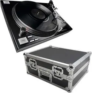 Reloop RP-7000 MK2 (Black) Turntable, Harmony Case Bundle