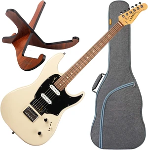 Godin 048434 Session HT Trans Cream RN, CAHAYA Electric Guitar Bag, CAHAYA Guitar Stand Bundle Godin 048434 Session HT Trans Cream RN, CAHAYA Electric Guitar Bag, CAHAYA Guitar Stand Bundle