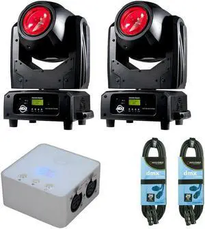 American DJ Vizi Beam RXONE Moving Head Fixture + DMX Interface & Control Software + Cables