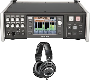 Tascam HS-P82 8-Channel Field Audio Recorder + Audio-Technica ATH-M50x Monitor Headphones (Black) Tascam HS-P82 8-Channel Field Audio Recorder + Audio-Technica ATH-M50x Monitor Headphones (Black)