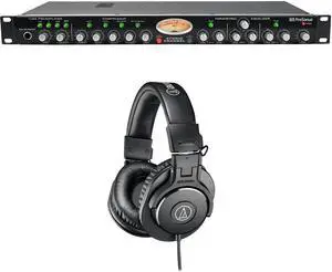 PreSonus Studio Channel Tube Channel Strip + Audio-Technica ATH-M30x Monitor Headphones (Black)