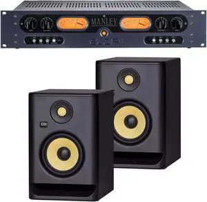 Manley ELOP+ Vacuum Tube Limiter/Compressor, (2) KRK RP5G4 Studio Monitor Bundle