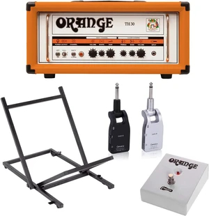Orange TH30H 30-watt 2-channel Tube Head (Orange), Getaria 2.4GHZ Wireless Guitar Kit, Orange FS-1 - On-Stage RS4000 Bundle Orange TH30H 30-watt 2-channel Tube Head (Orange), Getaria 2.4GHZ Wireless Guitar Kit, Orange FS-1 - On-Stage RS4000 Bundle