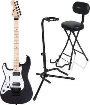 Charvel Pro-Mod So-Cal Style 1 HH LH Electric Guitar Gloss Black, Gator GFW-GTR-1000 Stand, Gator GFW-GTR-SEAT Bundle Charvel Pro-Mod So-Cal Style 1 HH LH Electric Guitar Gloss Black, Gator GFW-GTR-1000 Stand, Gator GFW-GTR-SEAT Bundle