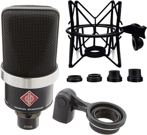 Neumann TLM-102 Studio Condenser Microphone (Black), Boseen Microphone Shock Mount Bundle Neumann TLM-102 Studio Condenser Microphone (Black), Boseen Microphone Shock Mount Bundle