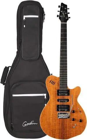 Godin (041497) xtSA Koa Extreme HG Electric Guitar - Natural