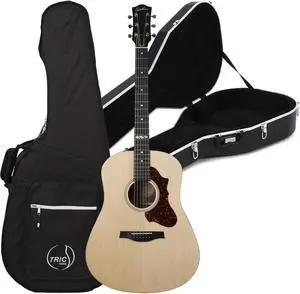 Godin (051649) Metropolis Classic QIT AEGuitar - Natural, Gator Deluxe ABS Molded Case Bundle