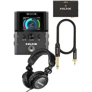 NUX B-8 Professional Guitar Wireless System (2.4GHz) - Tascam TH02 Bundle NUX B-8 Professional Guitar Wireless System (2.4GHz) - Tascam TH02 Bundle