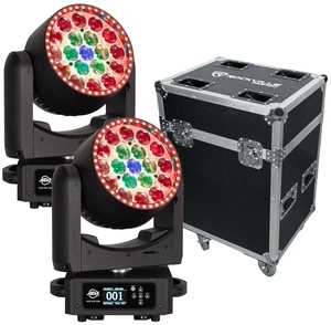 (2) American DJ Vizi Pix Z19 Moving head Wash Light - Rockville Case RMH2B Bundle (2) American DJ Vizi Pix Z19 Moving head Wash Light - Rockville Case RMH2B Bundle
