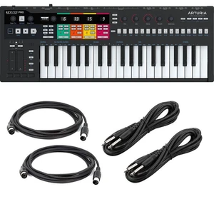 Arturia KeyStep Pro 37-Key Controller & Sequencer - (2) 1/4 Cables - (2) Midi Cables Bundle Arturia KeyStep Pro 37-Key Controller & Sequencer - (2) 1/4 Cables - (2) Midi Cables Bundle