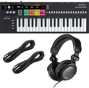 Arturia KeyStep Pro 37-Key Controller & Sequencer - Tascam TH02 - (2) 1/4 Cables Bundle Arturia KeyStep Pro 37-Key Controller & Sequencer - Tascam TH02 - (2) 1/4 Cables Bundle