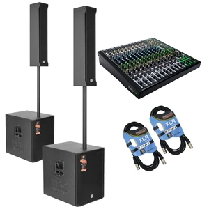 (2) PSG AUDIO Raptor 15 3400W Portable Line Array with 15 Sub - Mackie PROFX12V3 - (2) XLR Cables Bundle (2) PSG AUDIO Raptor 15 3400W Portable Line Array with 15 Sub - Mackie PROFX12V3 - (2) XLR Cables Bundle