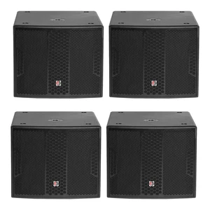 (4) PSG AUDIO Chaos 18 Active Powered Subwoofer 4000W Peak Bundle (4) PSG AUDIO Chaos 18 Active Powered Subwoofer 4000W Peak Bundle