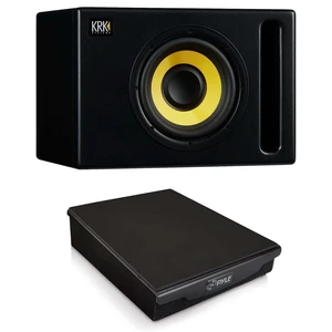 KRK S8.4 8 Powered Studio Subwoofer - Sound Pad Bundle KRK S8.4 8 Powered Studio Subwoofer - Sound Pad Bundle