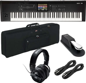 Korg Kronos 3 88-key Music Workstation - Gator GKB-88 Bag - Sustain Pedal - Presonus HD9 - (2) 1/4 Cables Bundle Korg Kronos 3 88-key Music Workstation - Gator GKB-88 Bag - Sustain Pedal - Presonus HD9 - (2) 1/4 Cables Bundle