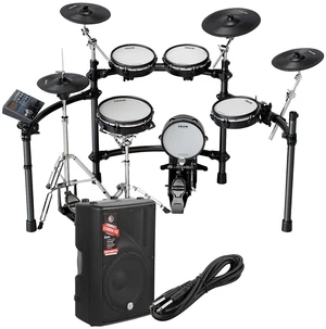 NUX DM-8 All Remo Mesh-Head Digital Drum Kit - PSG AUDIO Cobra 112A - 1/4 Cable Bundle NUX DM-8 All Remo Mesh-Head Digital Drum Kit - PSG AUDIO Cobra 112A - 1/4 Cable Bundle