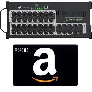 Mackie DL32SE 32 CH Digital Mixer - $200 Amazon Gift Card Bundle Mackie DL32SE 32 CH Digital Mixer - $200 Amazon Gift Card Bundle