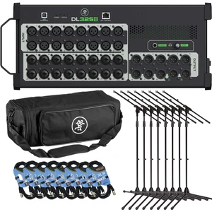 Mackie DL32SE 32 CH Digital Mixer - Mackie Bag - (8) XLR Cables - (8) Mic Stands Bundle Mackie DL32SE 32 CH Digital Mixer - Mackie Bag - (8) XLR Cables - (8) Mic Stands Bundle