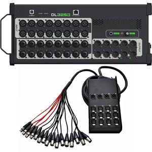 Mackie DL32SE 32-channel Rackmount Digital Mixer - Seismic Audio Speakers 12 Channel Low Profile XLR Snake Bundle Mackie DL32SE 32-channel Rackmount Digital Mixer - Seismic Audio Speakers 12 Channel Low Profile XLR Snake Bundle
