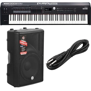 Roland RD-2000 EX 88-key Digital Piano - PSG Audio Cobra 112A - 1/4 Cable Bundle Roland RD-2000 EX 88-key Digital Piano - PSG Audio Cobra 112A - 1/4 Cable Bundle