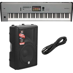 Korg Nautilus 88 AT Music Workstation (Limited-Edition Gray) - PSG Audio Cobra 112 - 1/4 Cable Bundle Korg Nautilus 88 AT Music Workstation (Limited-Edition Gray) - PSG Audio Cobra 112 - 1/4 Cable Bundle