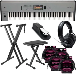 Korg Nautilus 88 AT Music Workstation (Limited-Edition Gray) - Keyboard Stand and Bench - Presonus HD9 - (4) ErnieBall 1/4 - Sustain Pedal Bundle Korg Nautilus 88 AT Music Workstation (Limited-Edition Gray) - Keyboard Stand and Bench - Presonus HD9 - (4) ErnieBall 1/4 - Sustain Pedal Bundle