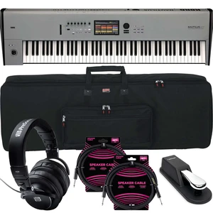 Korg Nautilus 88 AT Music Workstation (Limited-Edition Gray) - Gator GKB-88 - Presonus HD9 - (2) ErnieBall 1/4 - Sustain Pedal Bundle Korg Nautilus 88 AT Music Workstation (Limited-Edition Gray) - Gator GKB-88 - Presonus HD9 - (2) ErnieBall 1/4 - Sustain Pedal Bundle