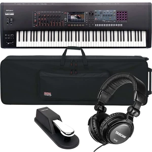 Roland Fantom 8 EX Synthesizer Workstation, Gator Cases GK-88, Sustain Pedal, Tascam TH02 Bundle Roland Fantom 8 EX Synthesizer Workstation, Gator Cases GK-88, Sustain Pedal, Tascam TH02 Bundle