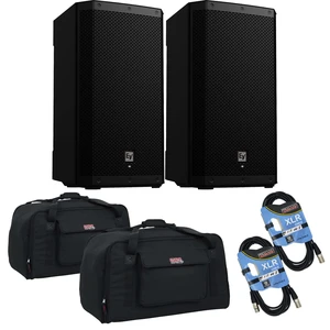 (2) Electro-Voice ZLX-12P-G2 12 1000W Powered Speaker, (2) Gator Tote-12 Bags, (2) XLR Cables Bundle (2) Electro-Voice ZLX-12P-G2 12 1000W Powered Speaker, (2) Gator Tote-12 Bags, (2) XLR Cables Bundle