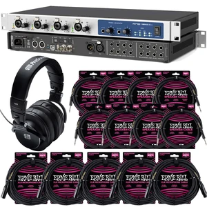 RME Fireface 802 FS 60-Channel USB, Presonus HD9, (8) ErnieBall 1/4, (5) ErnieBall XLR Bundle RME Fireface 802 FS 60-Channel USB, Presonus HD9, (8) ErnieBall 1/4, (5) ErnieBall XLR Bundle